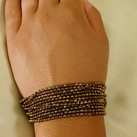 Statement Bracelet 'beaded -(pre-loved) - Picture 8 of 9